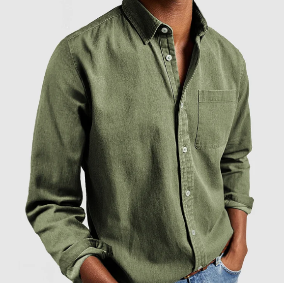 Chemise Décontractée en Jean Douce Homme