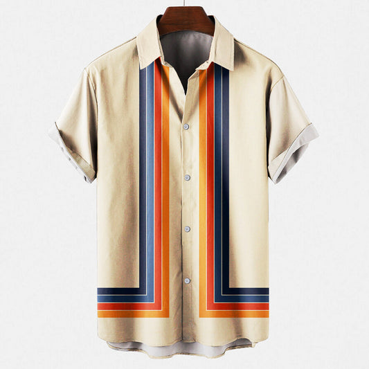 Men's Classic Retro Style Shirt for Versatile Wear