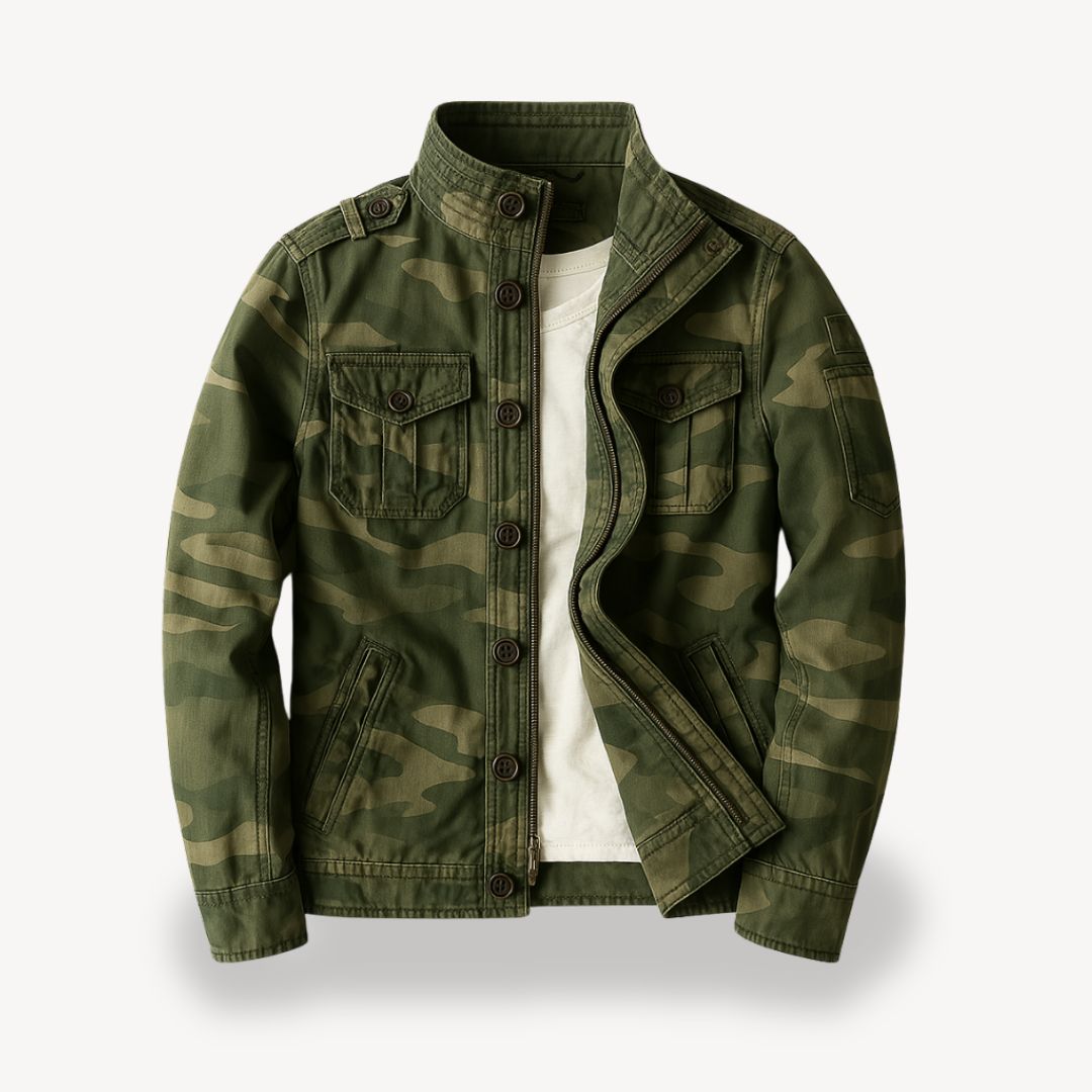 Veste Militaire Homme – Beige