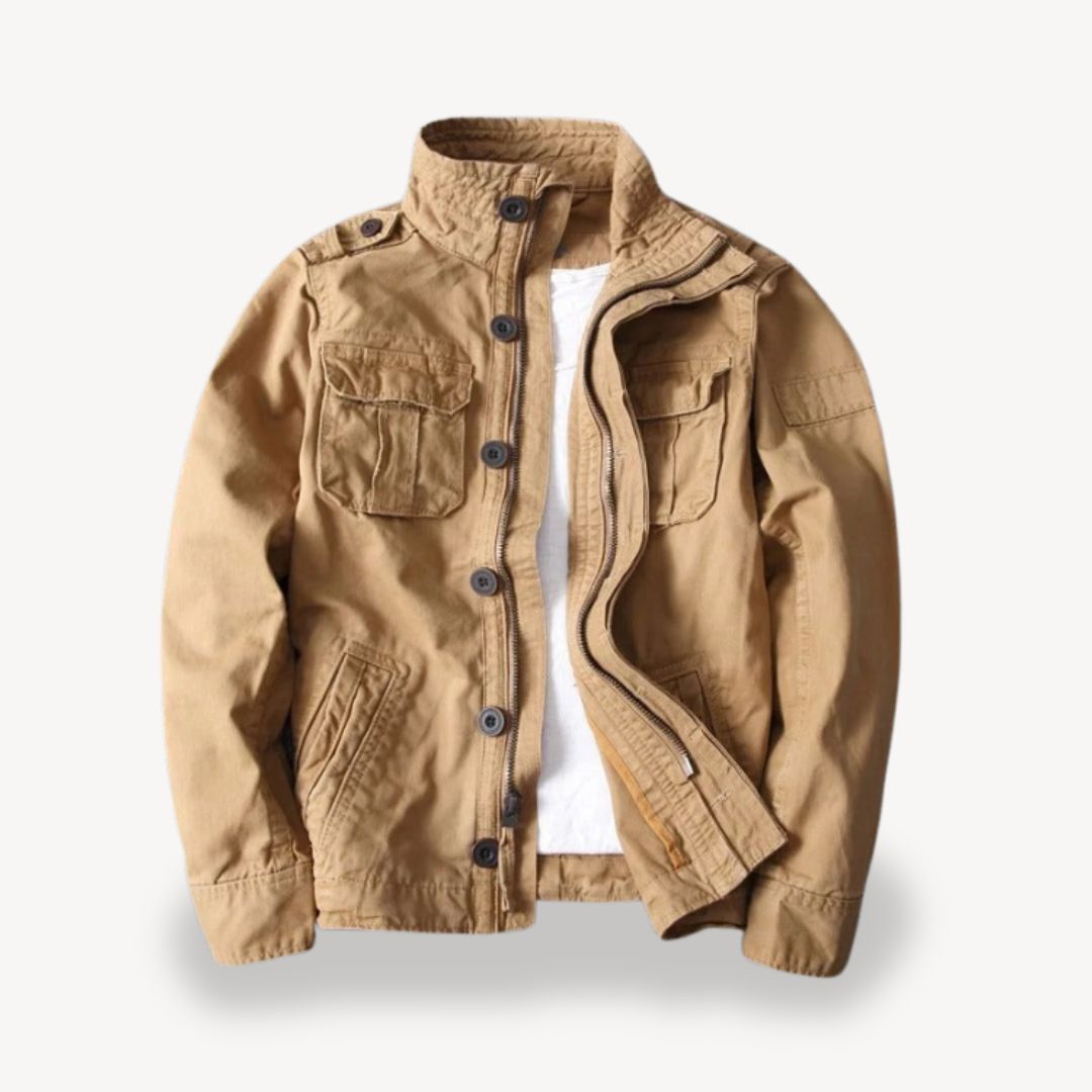 Veste Militaire Homme – Beige
