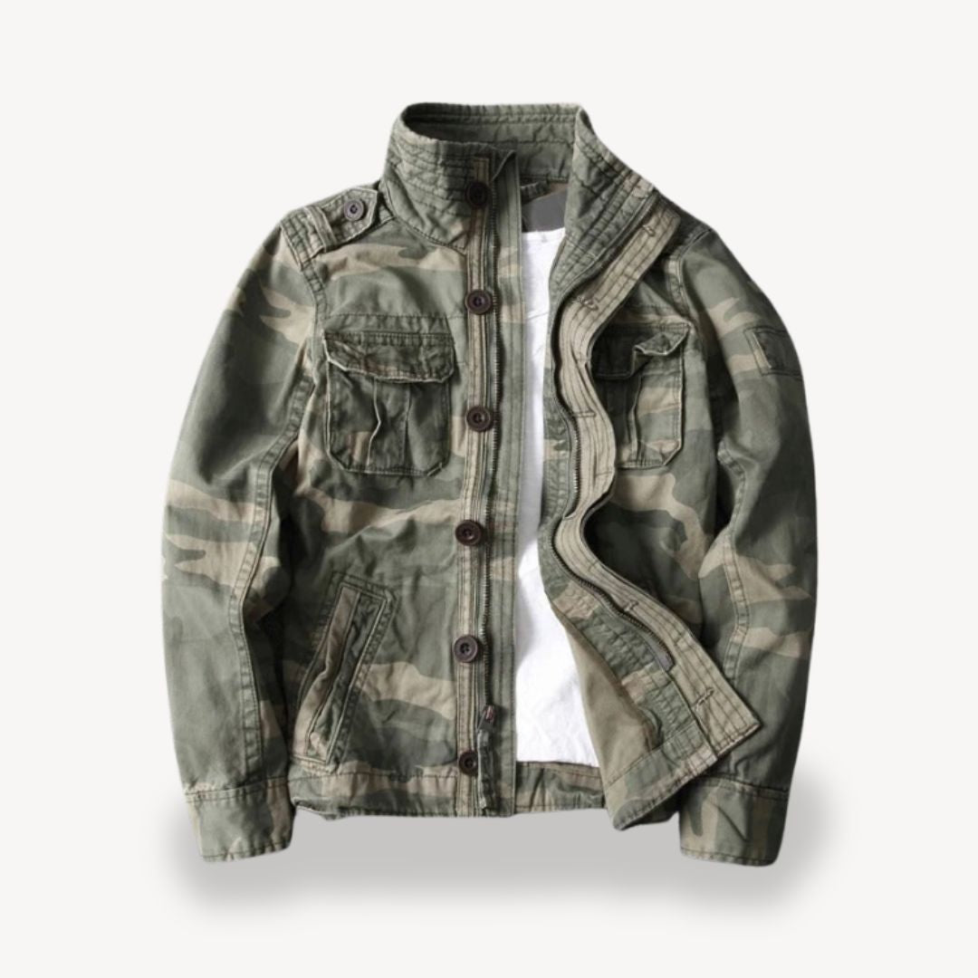 Veste Militaire Homme – Beige