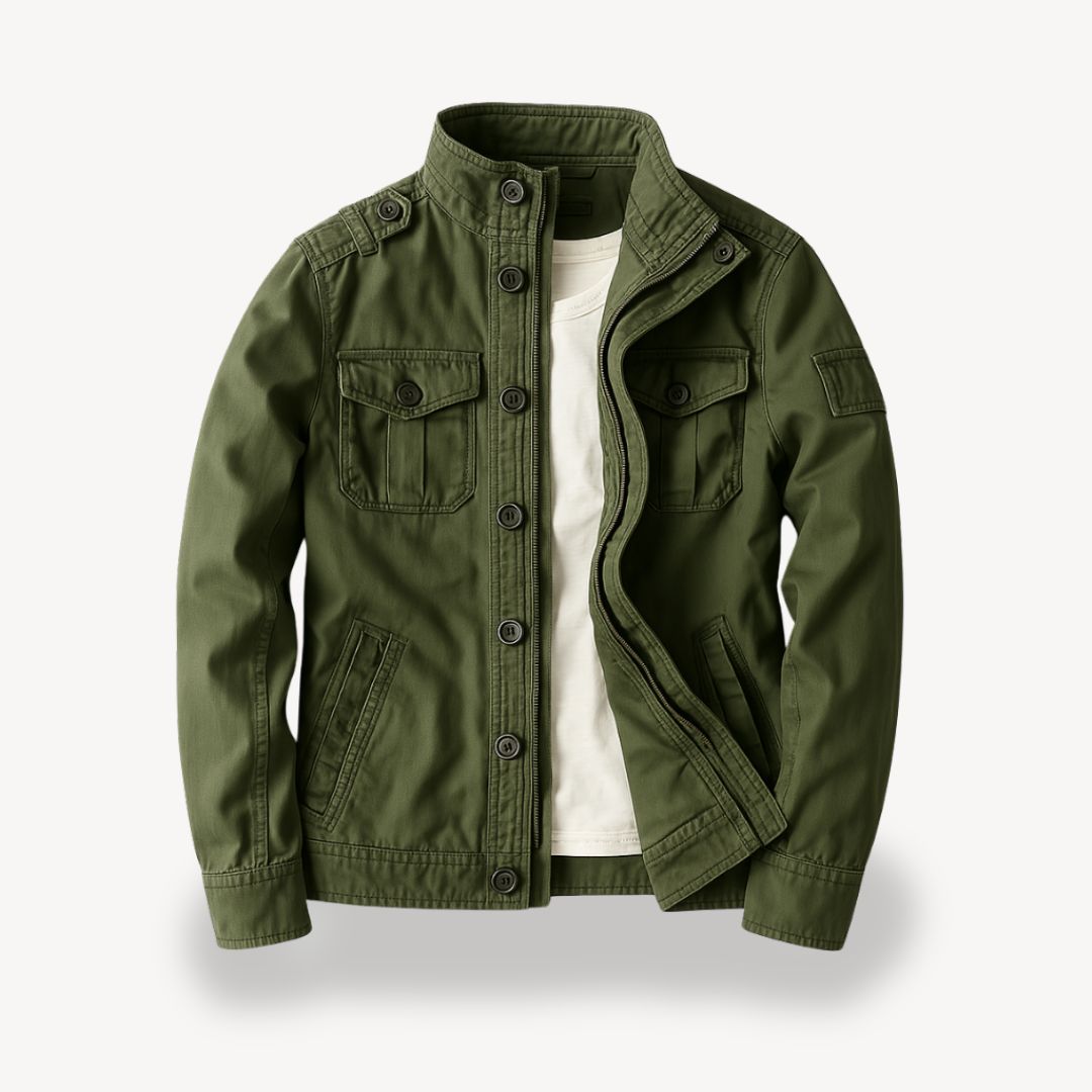 Veste Militaire Homme – Beige
