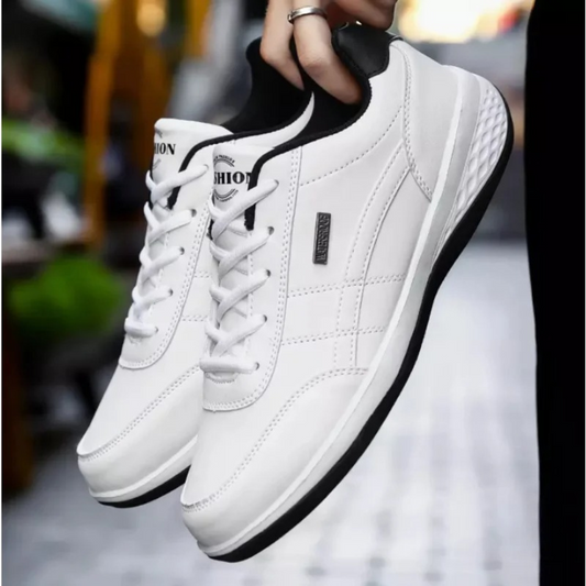 Baskets Homme orthopédiques pour confort style – coloris Blanc
