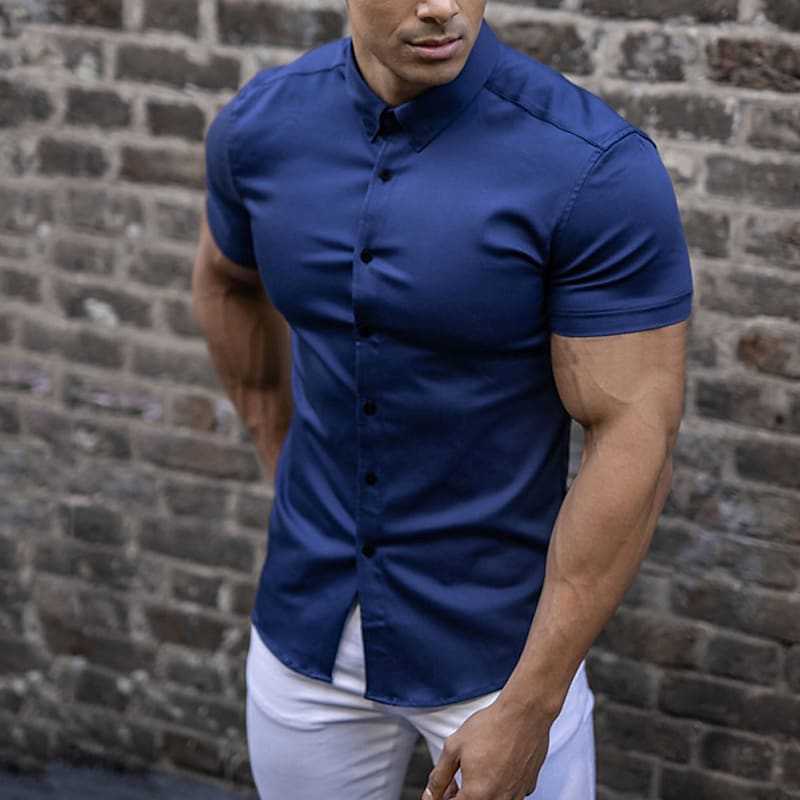 Chemise Ajustée Polyvalente Homme