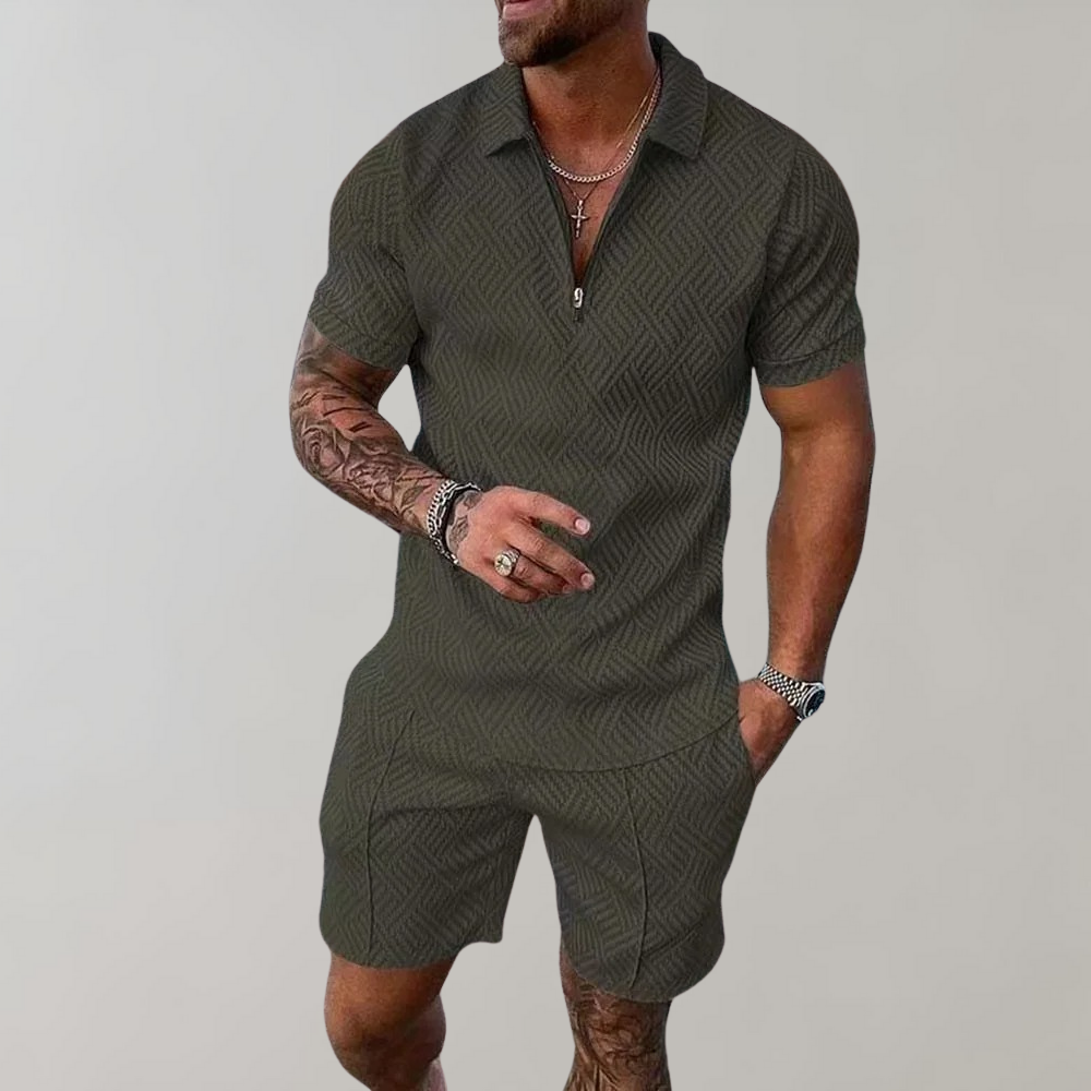 Ensemble Polo et Short d'Été Homme