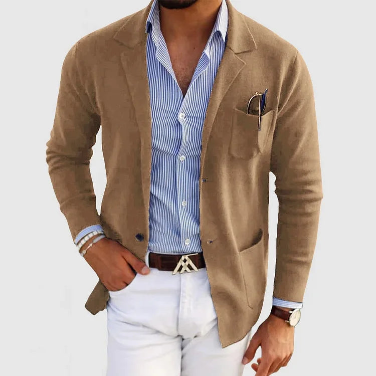 Blazer Cintré Décontracté Homme, avec poches