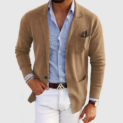 Blazer Cintré Décontracté Homme, avec poches