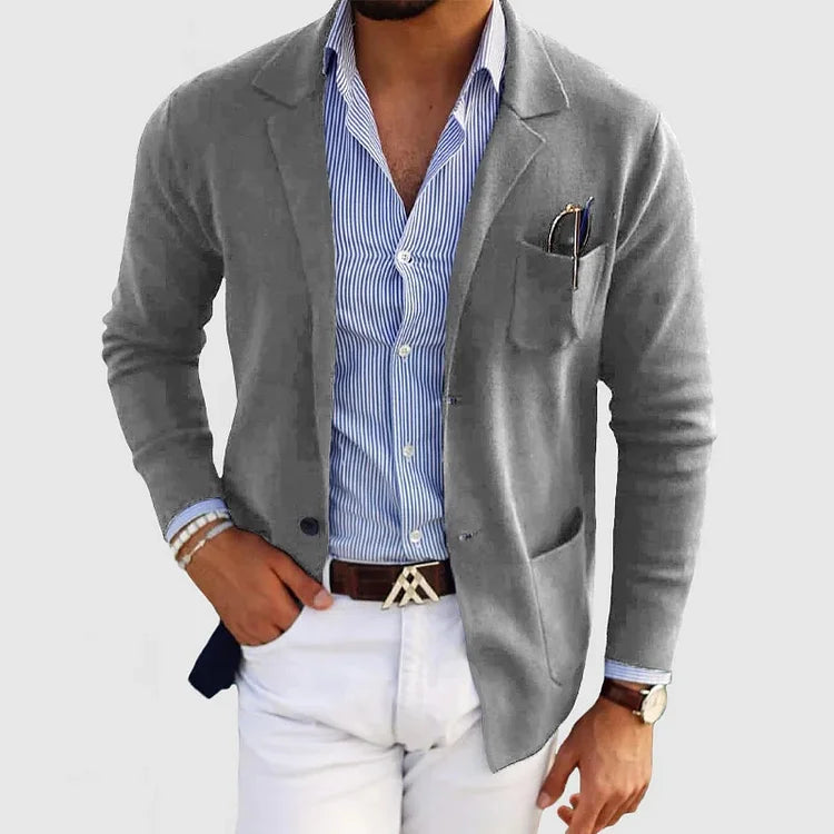 Blazer Cintré Décontracté Homme, avec poches