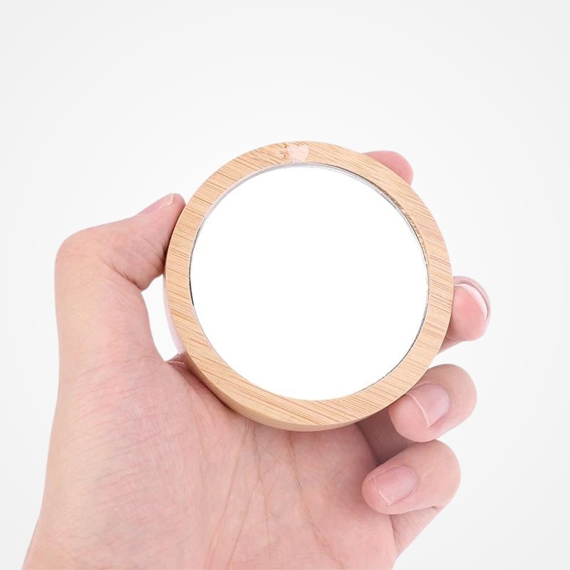 Miroir De Poche Bois