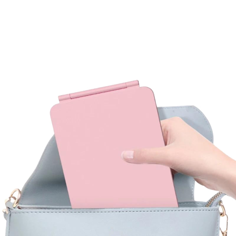Miroir LED Portable GripTie Lumineux Maquillage Voyage | Le Sac du Voyageur