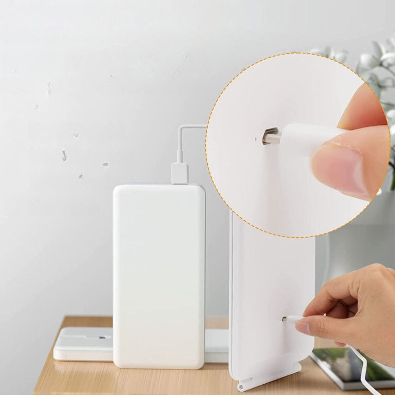 Miroir LED Portable GripTie Lumineux Maquillage Voyage | Le Sac du Voyageur