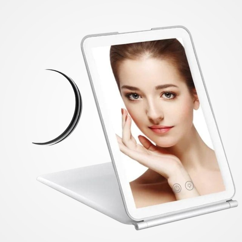 Miroir Led Zoom Portable