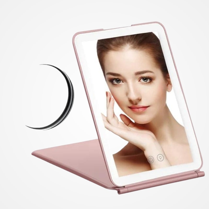 Miroir Led Zoom Portable