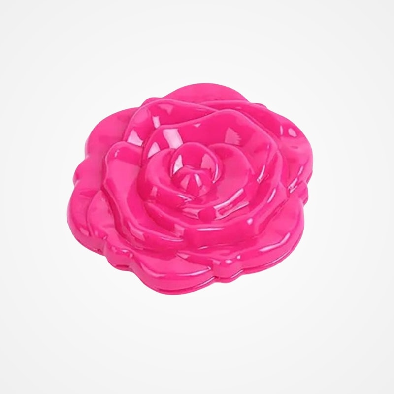Miroir de Poche Rose Élégant Pliant Compact pour Retouches Voyage | Le Sac du Voyageur