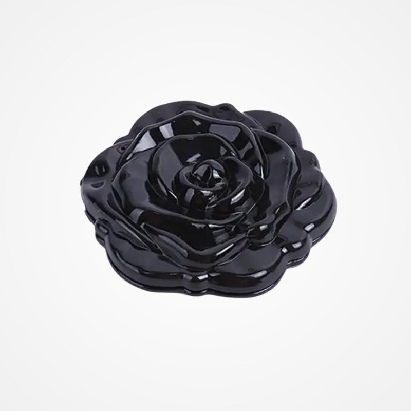 Miroir de Poche Rose Élégant Pliant Compact pour Retouches Voyage | Le Sac du Voyageur