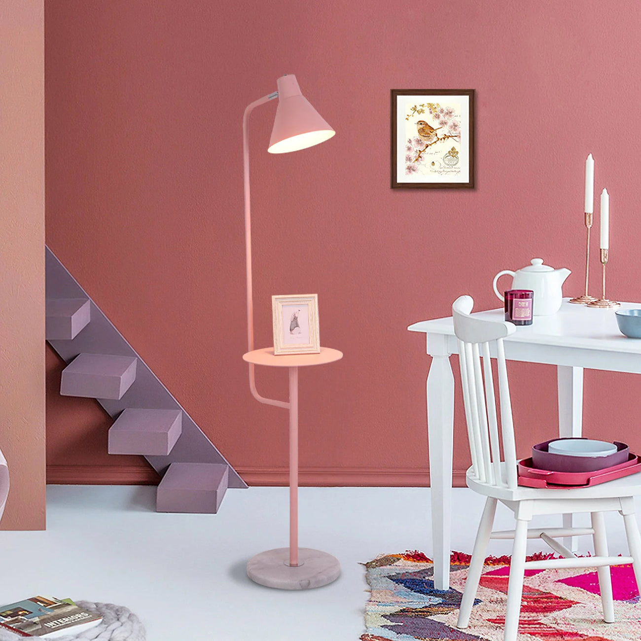 Lampe Moderne, LED – Rose