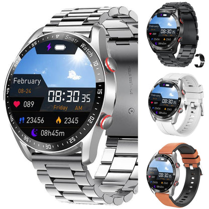 Montre Connectée Sport Élégante – coloris Argent – Bransoleta stalowa