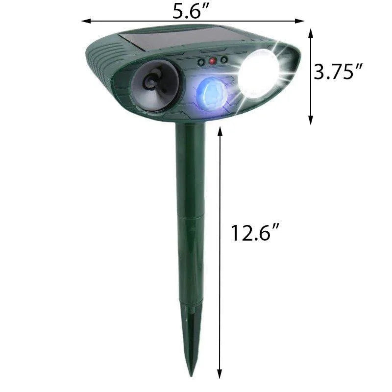 Répulsif d'Extérieur Solaire à Ultrasons – Modèle 2