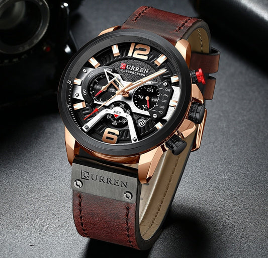 Montre-bracelet Homme Élégant Design Luxe