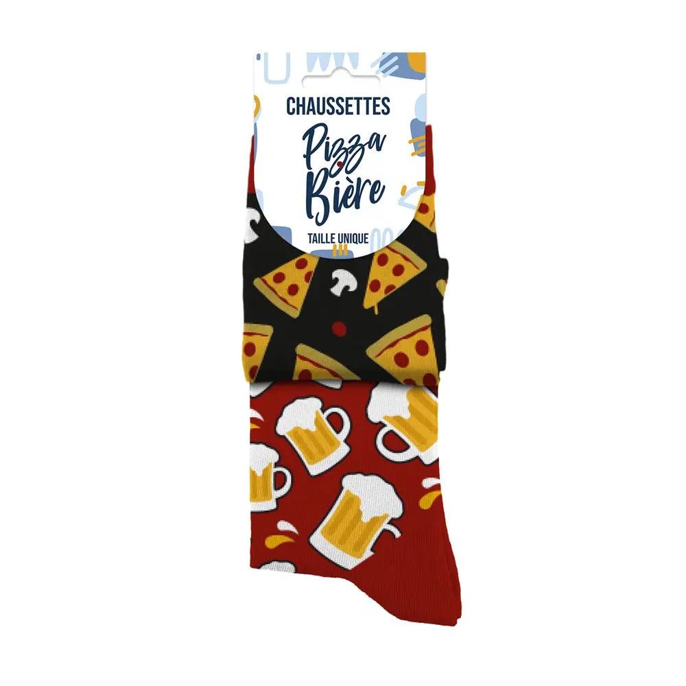 Chaussettes - Pizza Biere