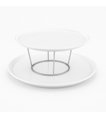 Set de 6 verres à eau strié liseré doré