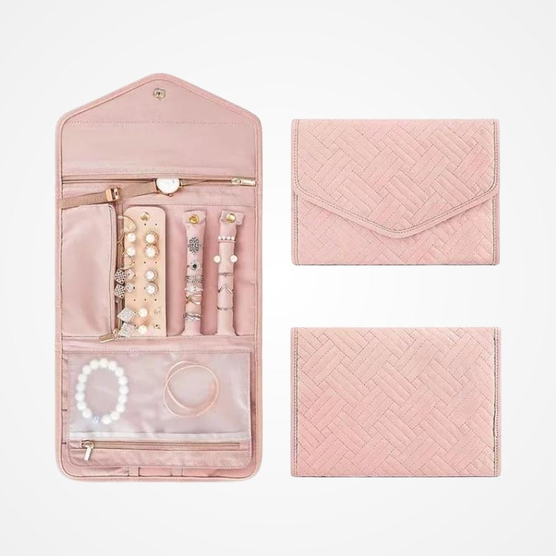 Pochette Bijoux Voyage Compacte & Élégante | Le Sac du Voyageur