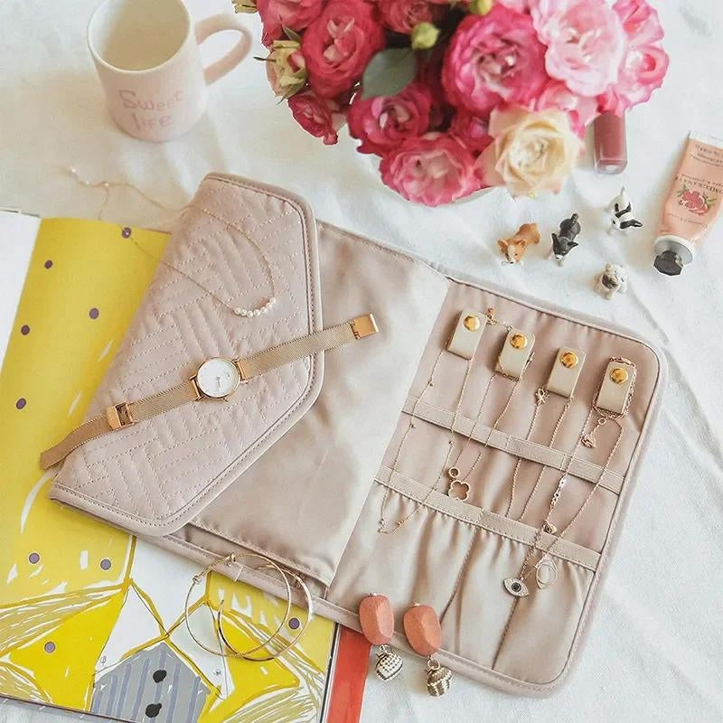 Pochette Bijoux Voyage Compacte & Élégante | Le Sac du Voyageur