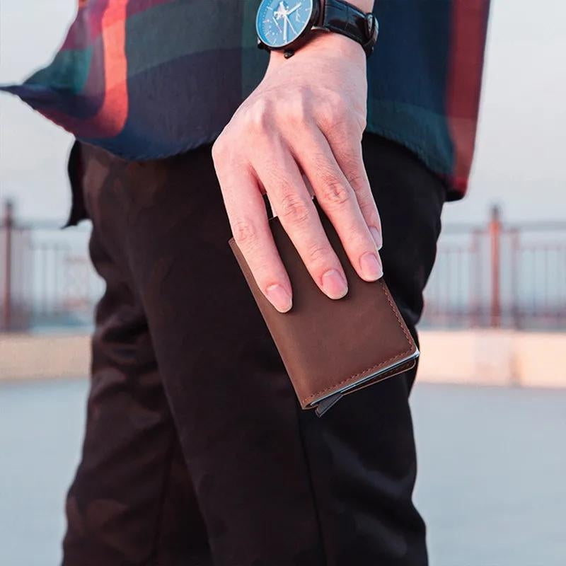 Porte-Cartes RFID Opal Fin Anti-Vol | Le Sac du Voyageur