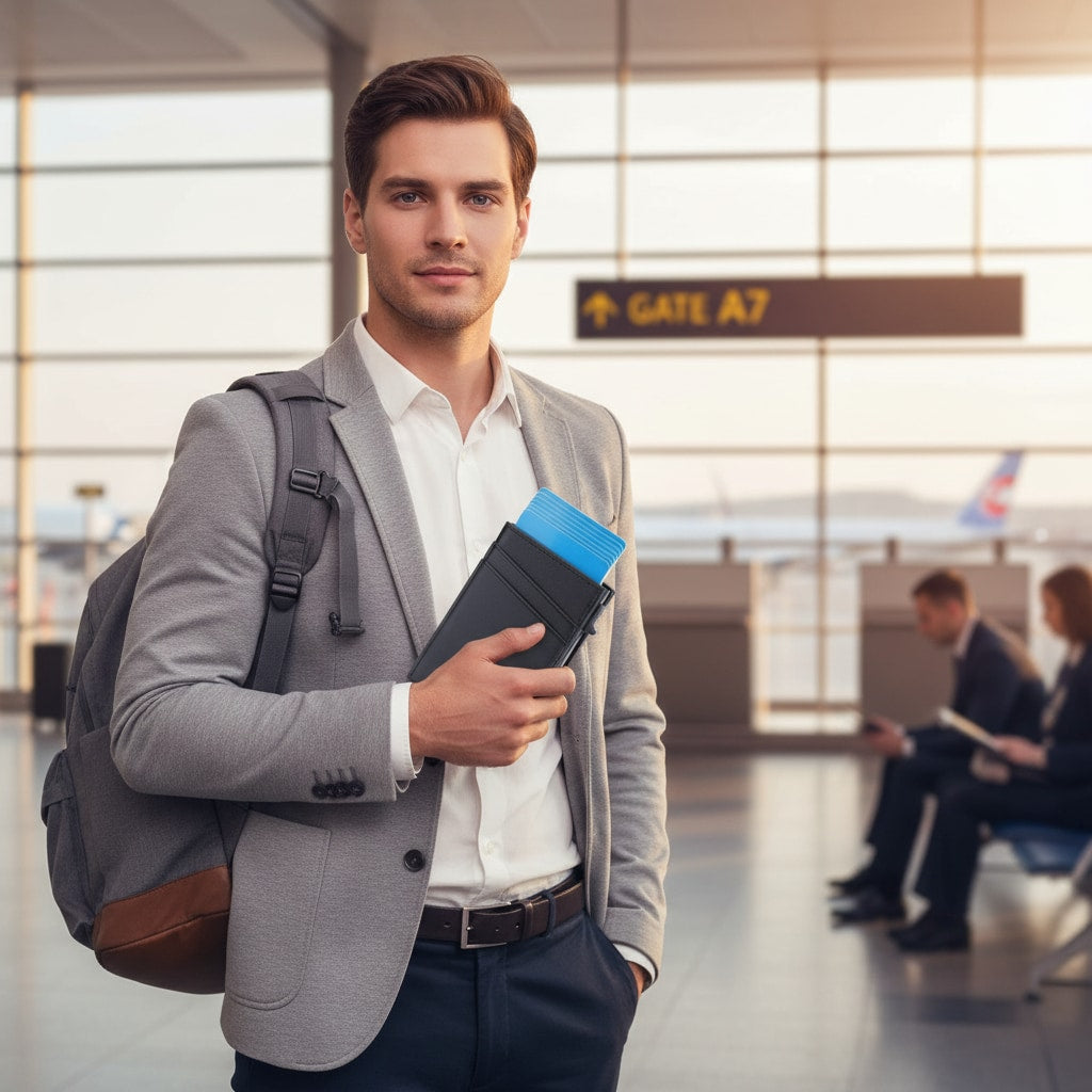 Porte Carte Simili Cuir RFID Compact | Organisez Vos Cartes Facilement | Le Sac du Voyageur