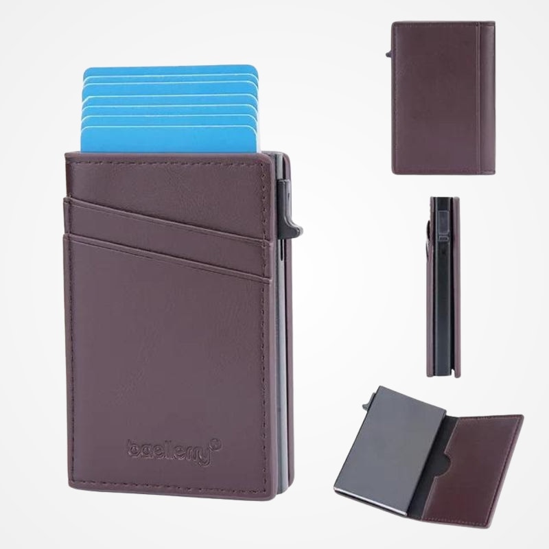 Porte Carte Simili Cuir RFID Compact | Organisez Vos Cartes Facilement | Le Sac du Voyageur