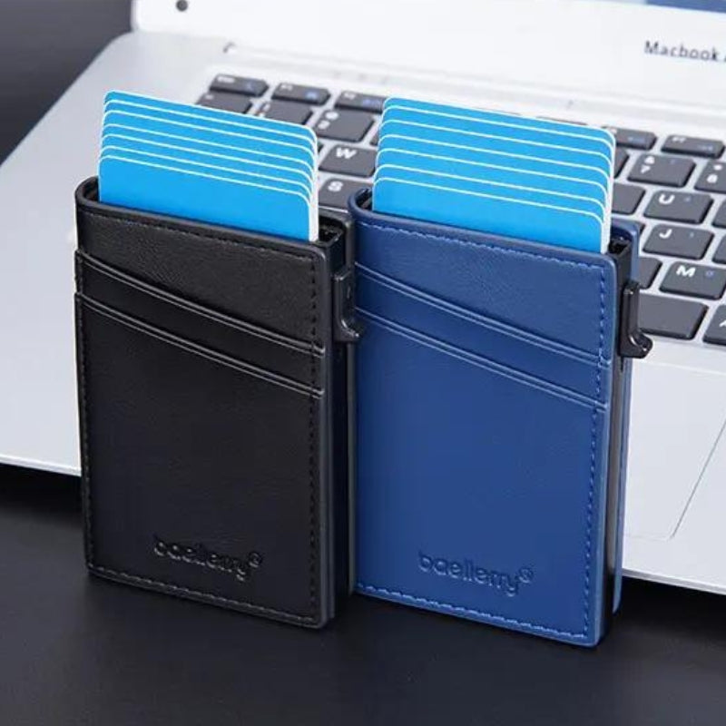 Porte Carte Simili Cuir RFID Compact | Organisez Vos Cartes Facilement | Le Sac du Voyageur