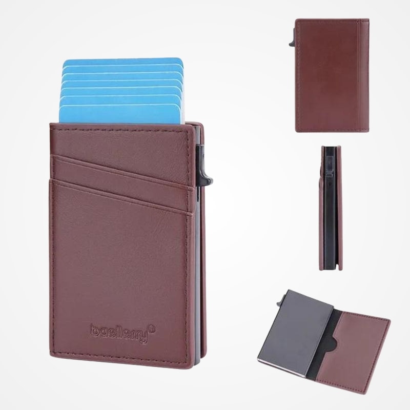 Porte Carte Simili Cuir RFID Compact | Organisez Vos Cartes Facilement | Le Sac du Voyageur