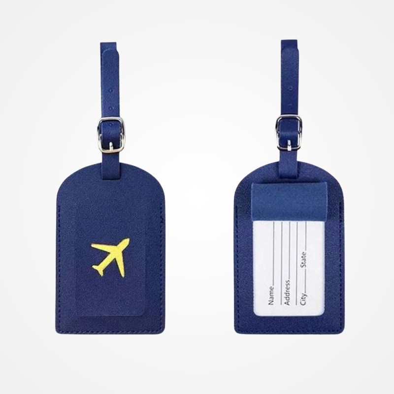 Porte Étiquette Bagage en Simili