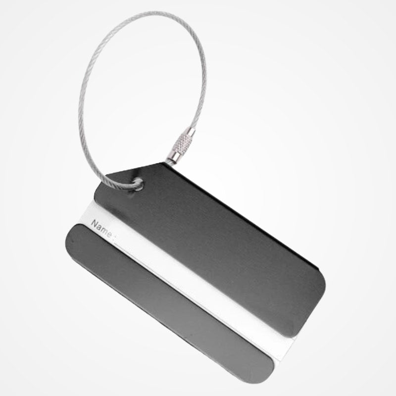 Porte Étiquette Métallique Pour Valise