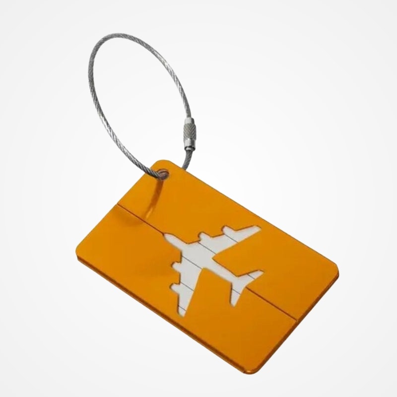Porte Étiquette Métallique Pour Valise