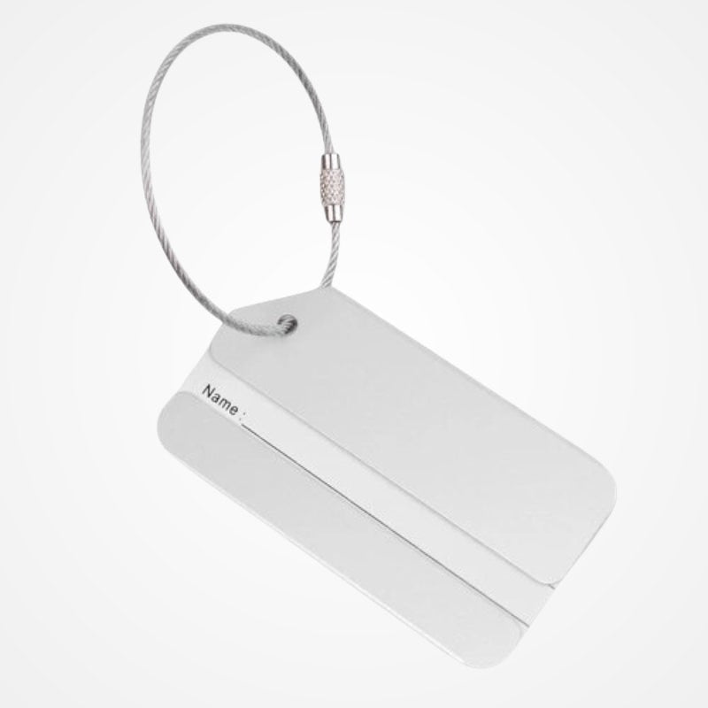 Porte Étiquette Métallique Pour Valise