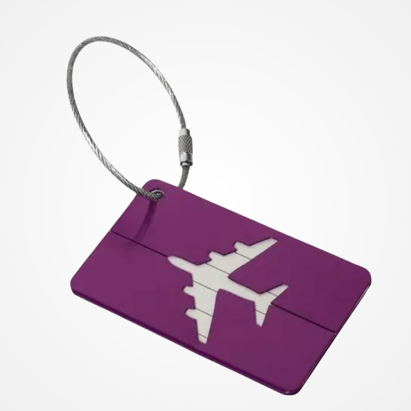 Porte Étiquette Métallique Pour Valise