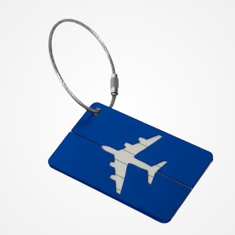 Porte Étiquette Métallique Pour Valise