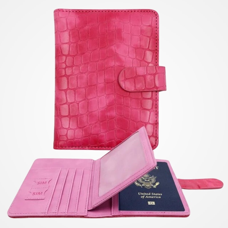 Portefeuille De Voyage Simili Femme