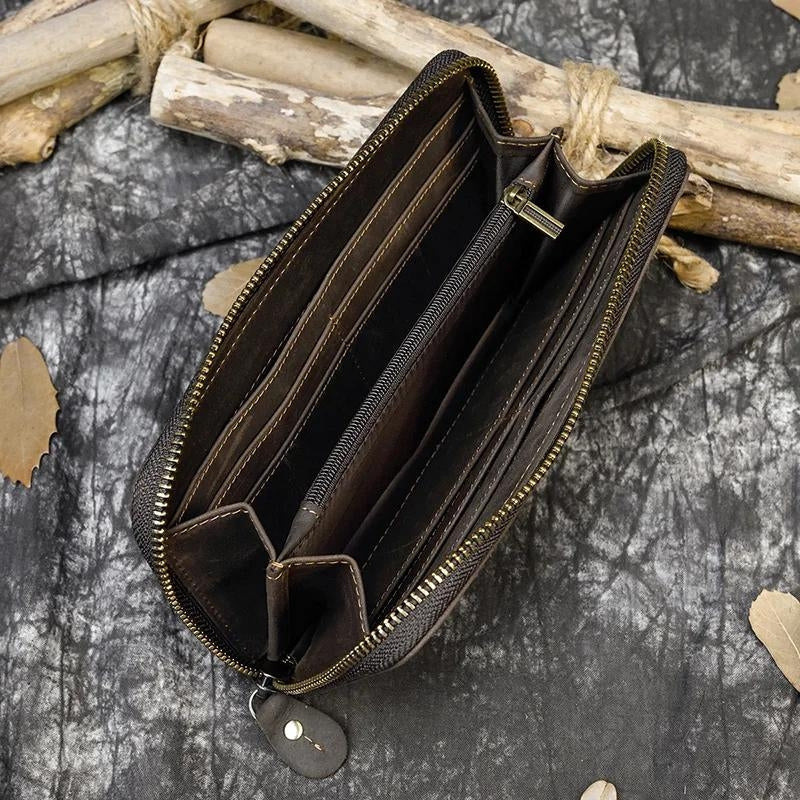 Portefeuille De Voyage Homme Cuir
