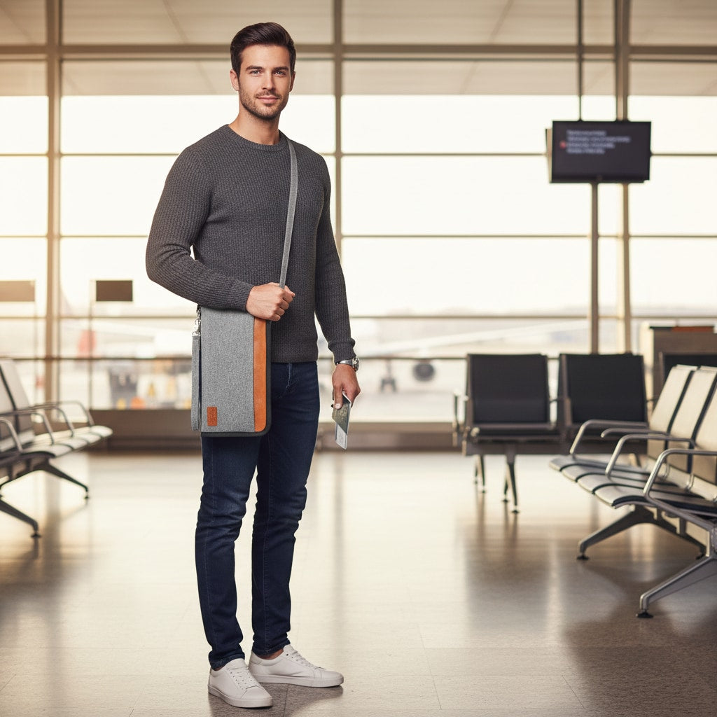 Portefeuille de Voyage pour Homme RDIF