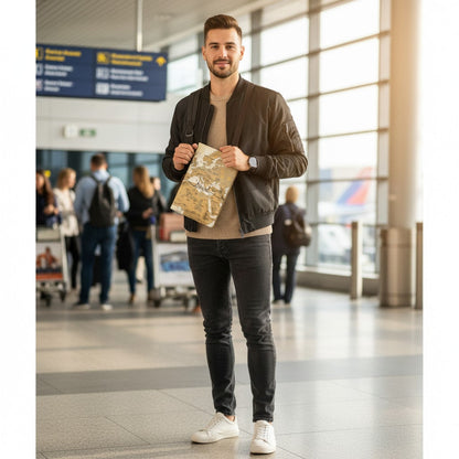 Protège Passeport Carte du Monde – photo 2