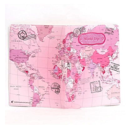 Protège Passeport Carte du Monde – photo 6