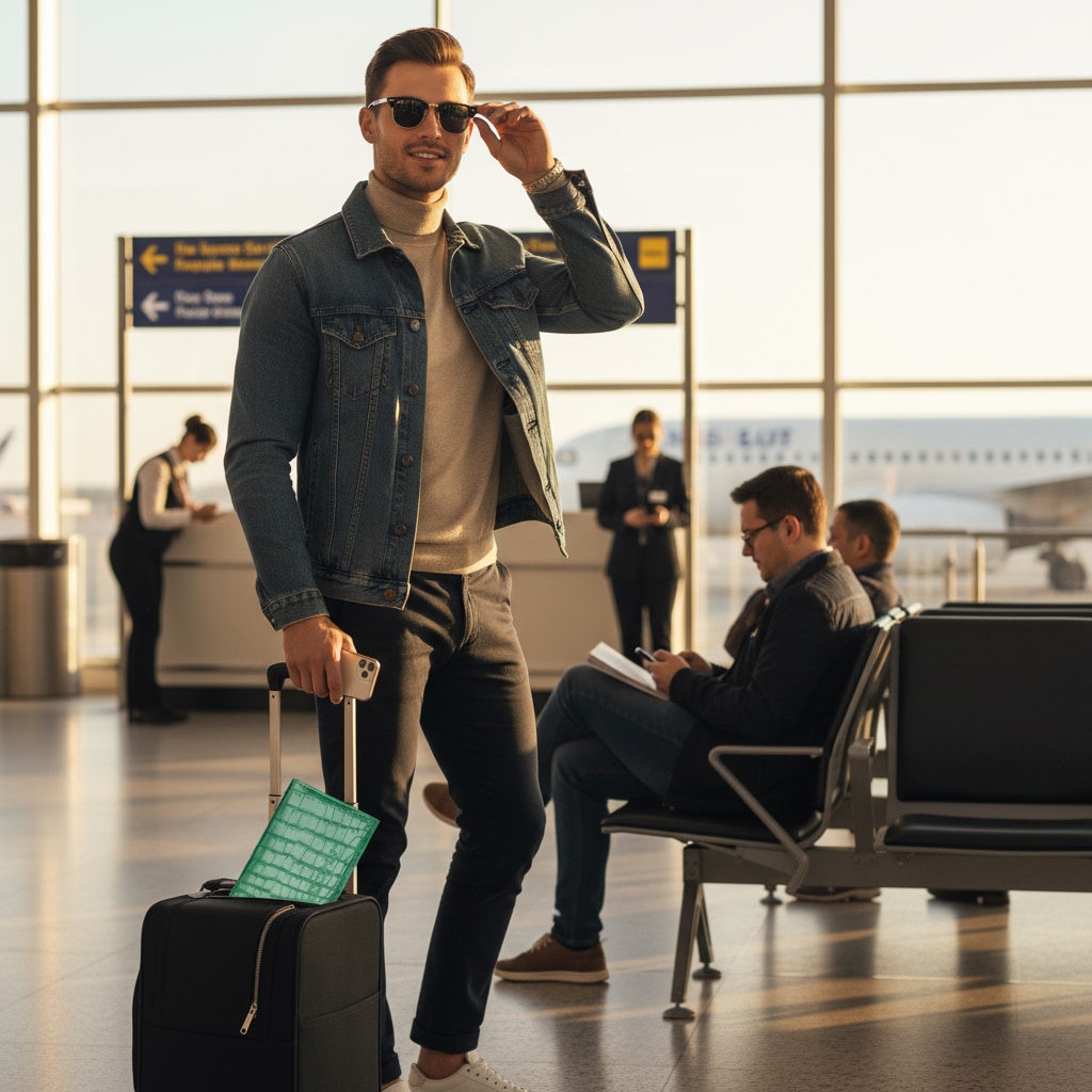 Protège Passeport Simili Luxe