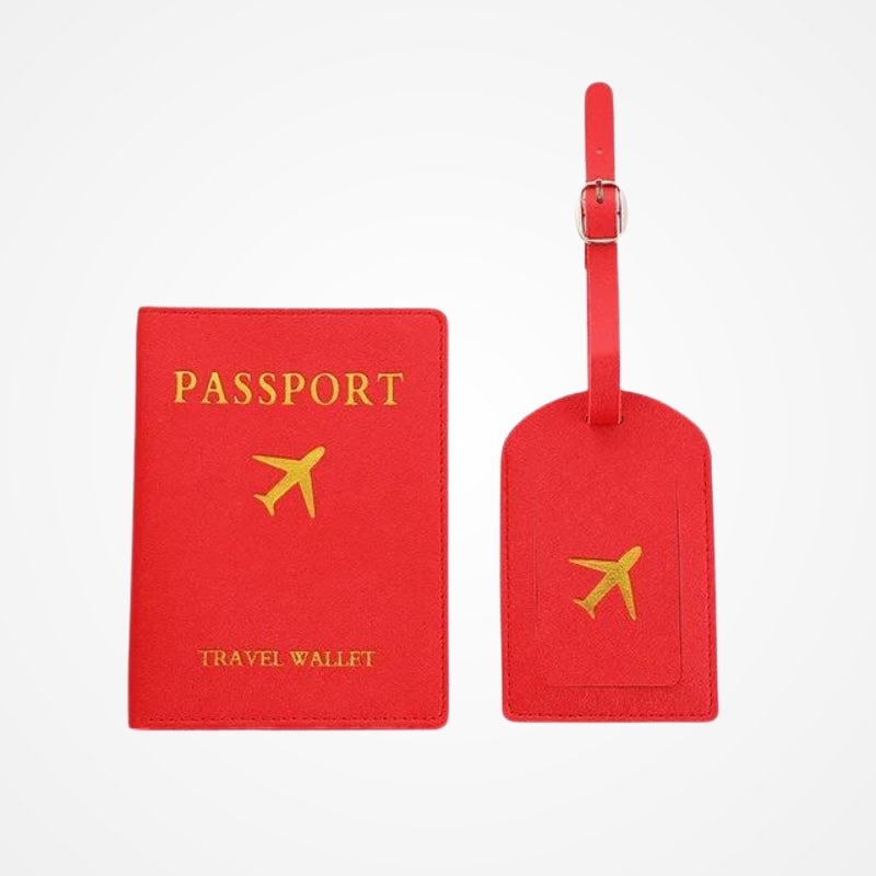 Protège Passeport Et Etiquette Valise
