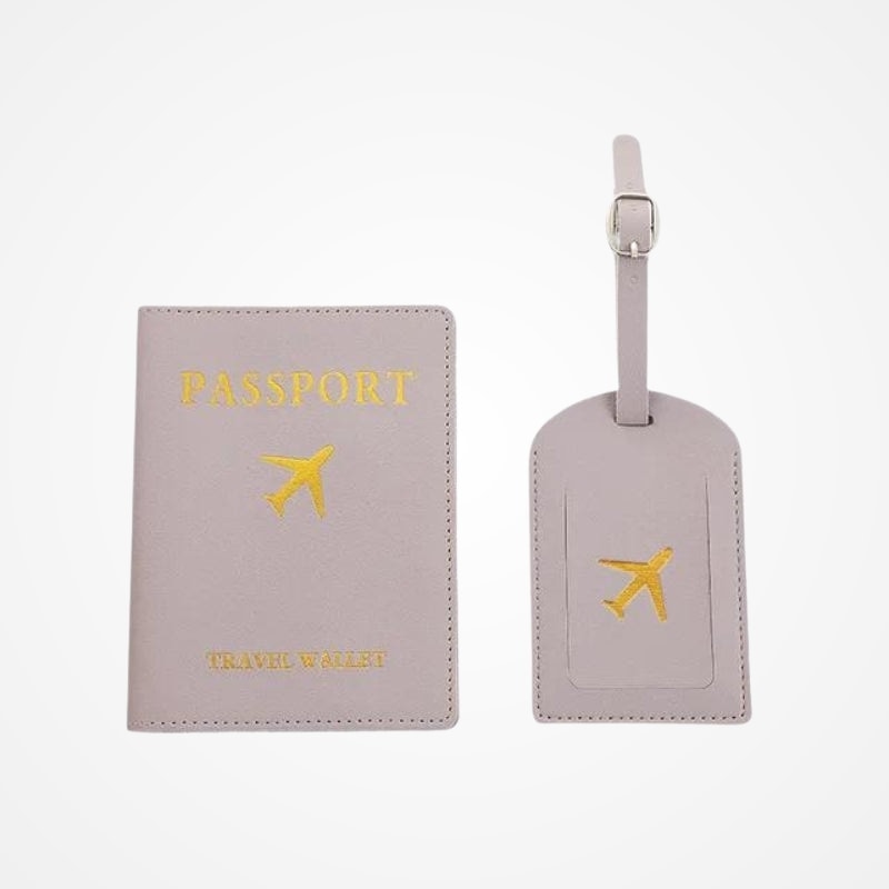Protège Passeport Et Etiquette Valise