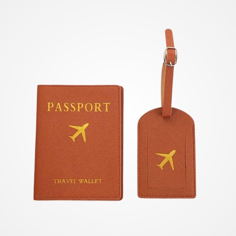 Protège Passeport Et Etiquette Valise