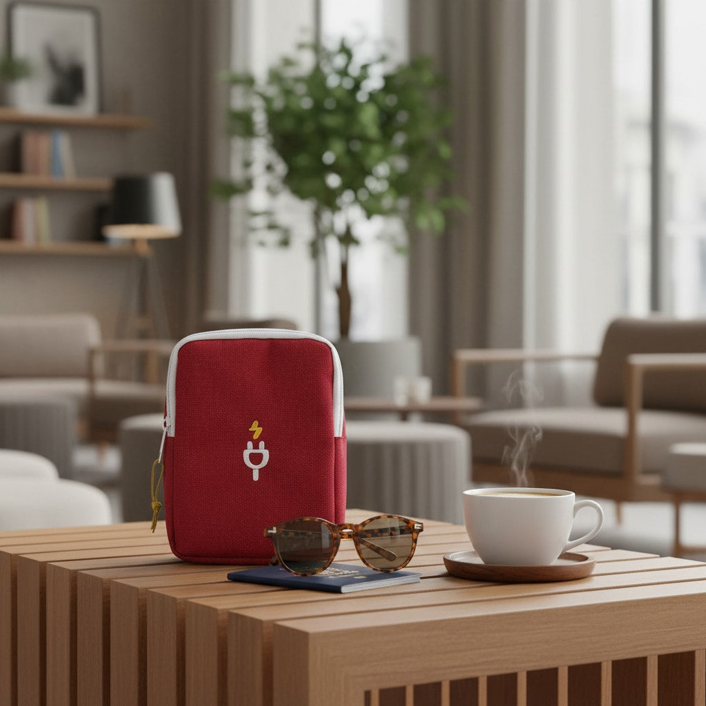 Organisateur Câbles Voyage Compact Rangement Tech Facile | Le Sac du Voyageur