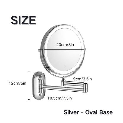 Miroir Rechargeable, LED