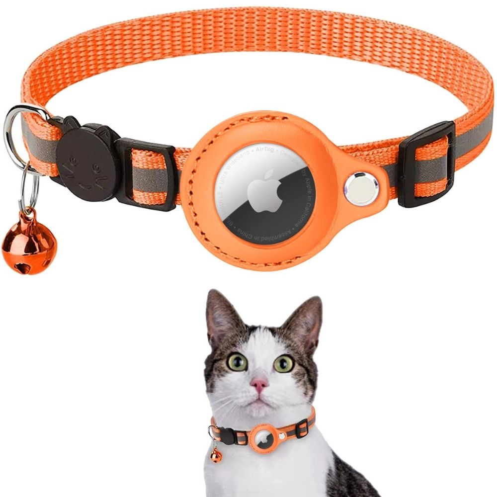 Collier Traceur GPS pour Chat, réfléchissant